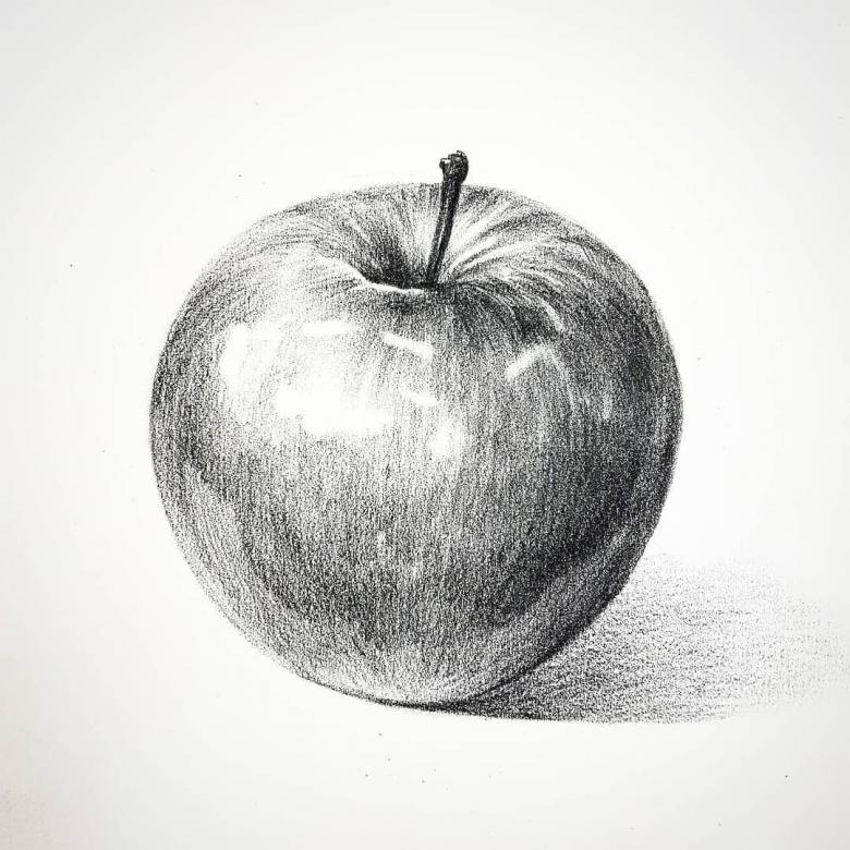 Рисуем яблоко и другие фрукты