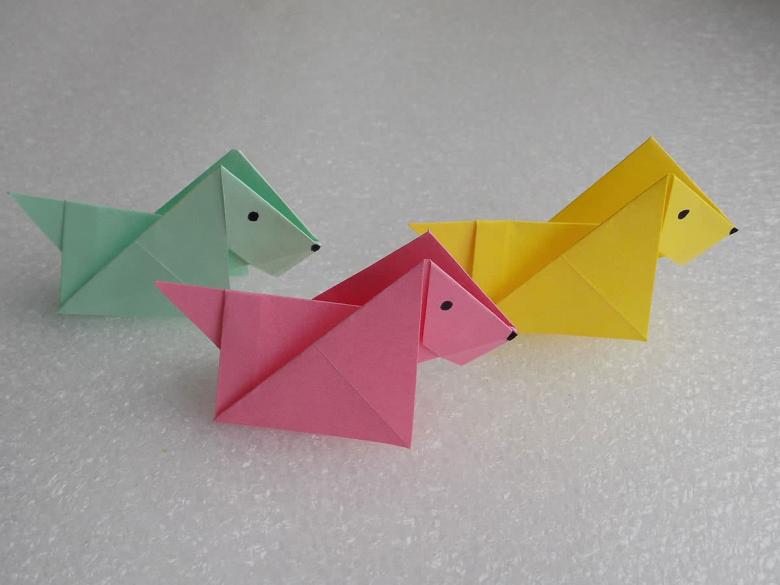 origami sobaka 12