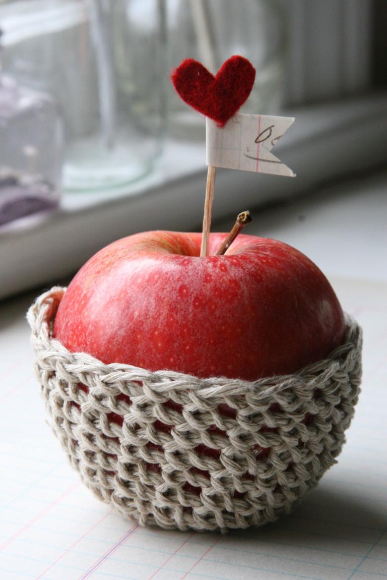 Яблоки своими руками поделки из разных материалов